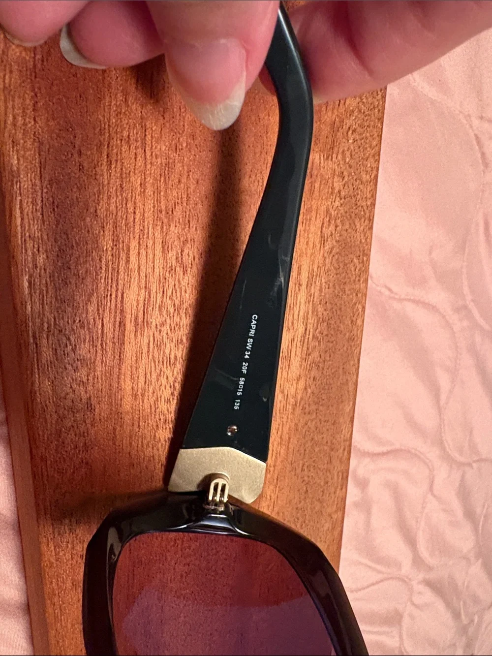 Swarovski Black Jeweled Sunglasses